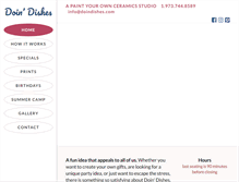 Tablet Screenshot of doindishes.com